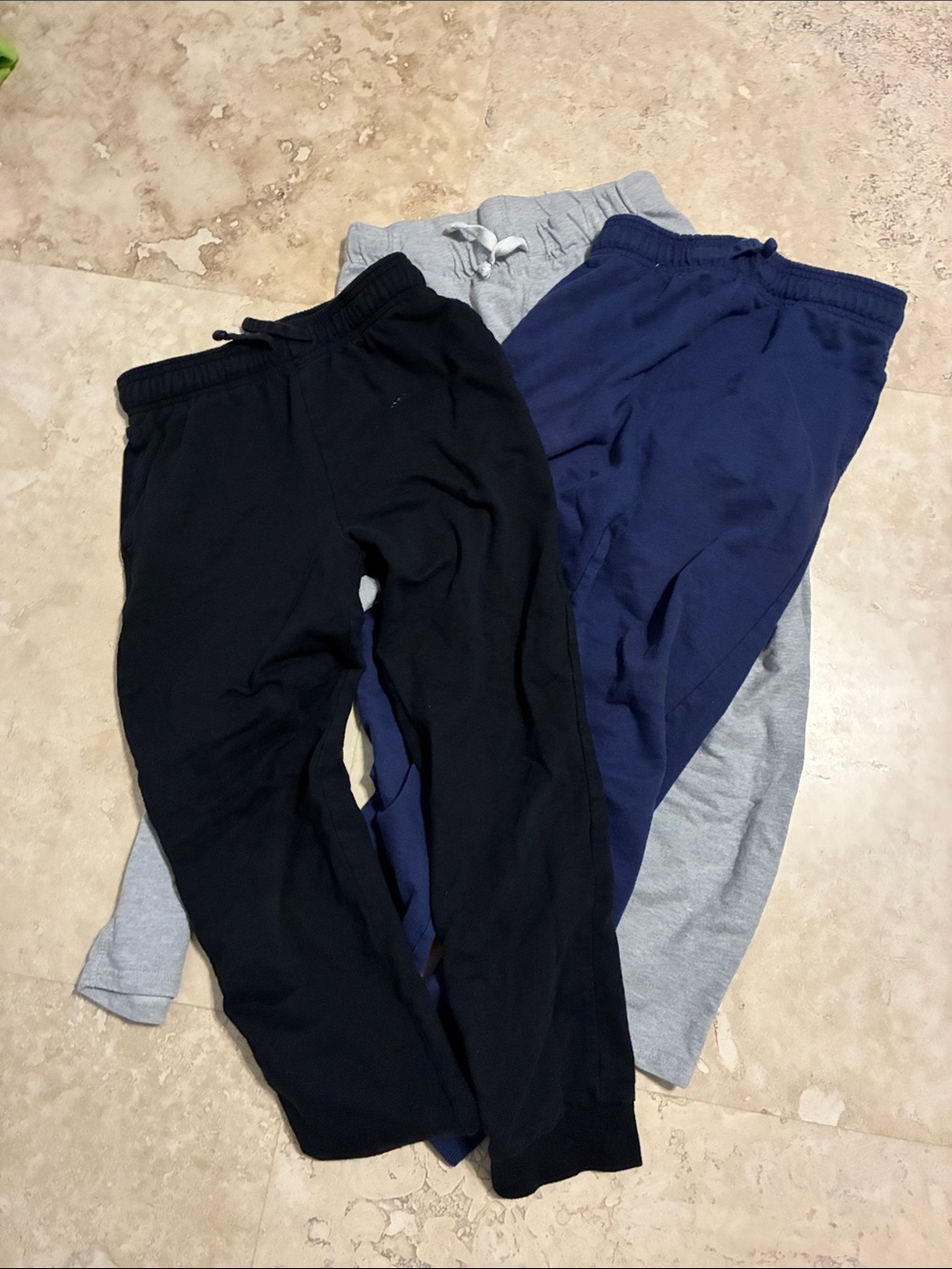 Carter’s Kids Black, Navy & Gray Cotton Blend Jogger Pants - Pack of 3